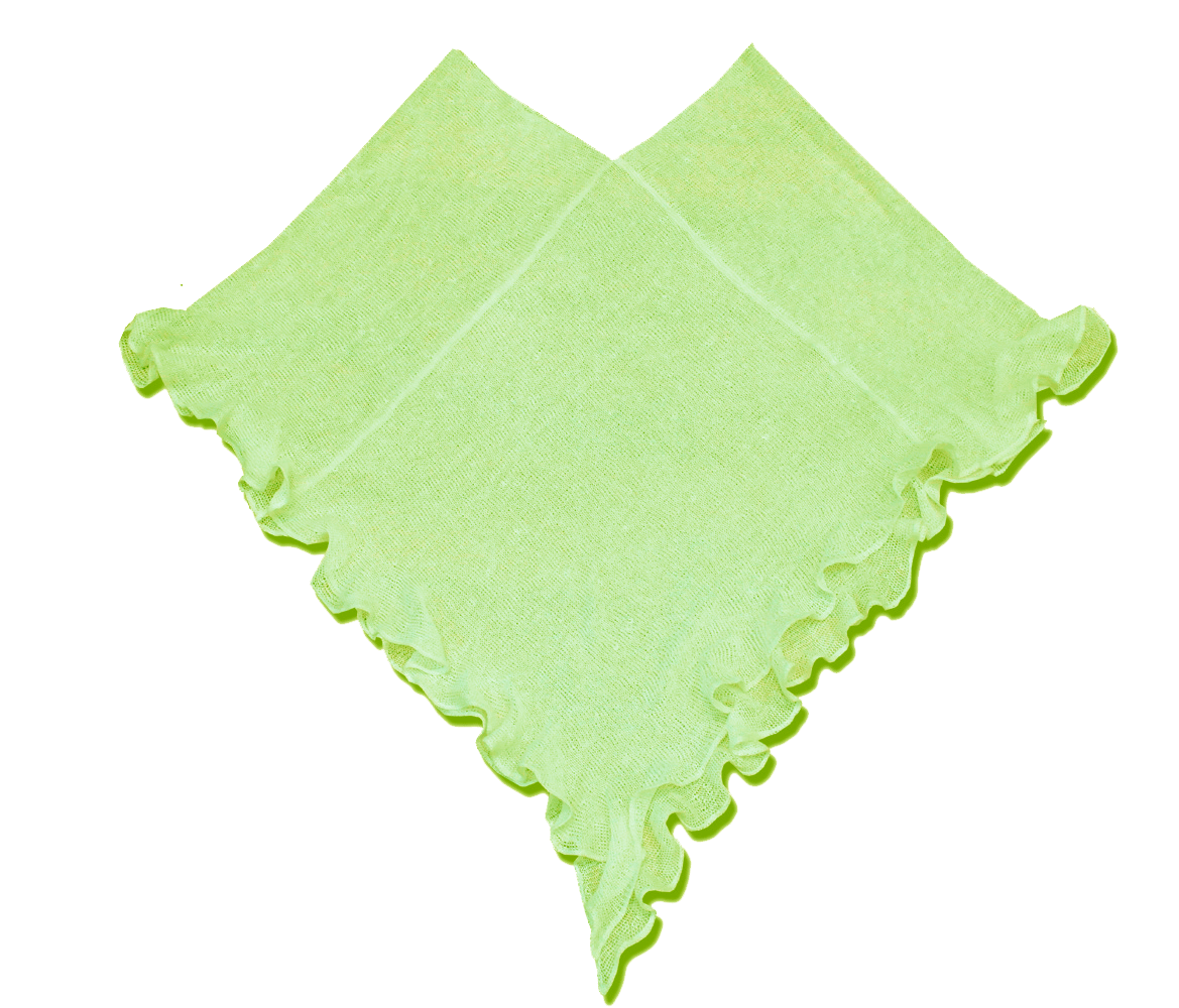 Pellavaponcho lime